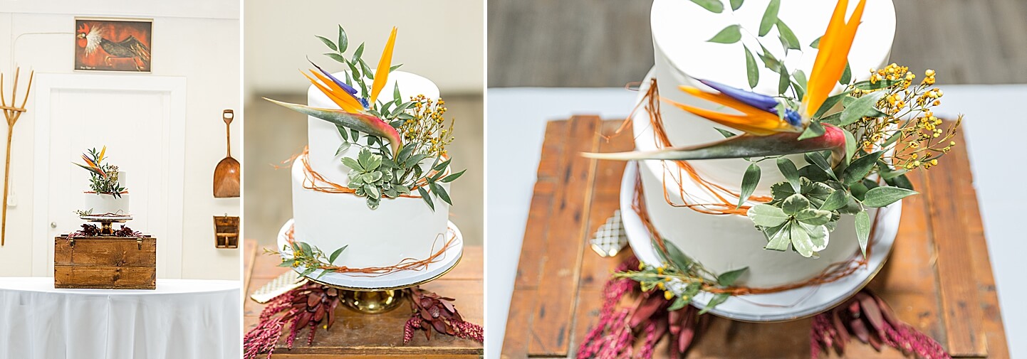 Photo collage of Wedding Cake | Historic Walton House Wedding Venue |White House Wedding Photography