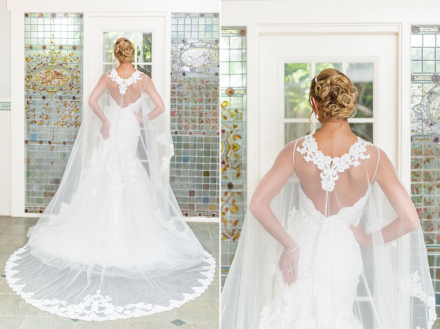Photo collage of bride | Historic Walton House Wedding Venue |White House Wedding Photography