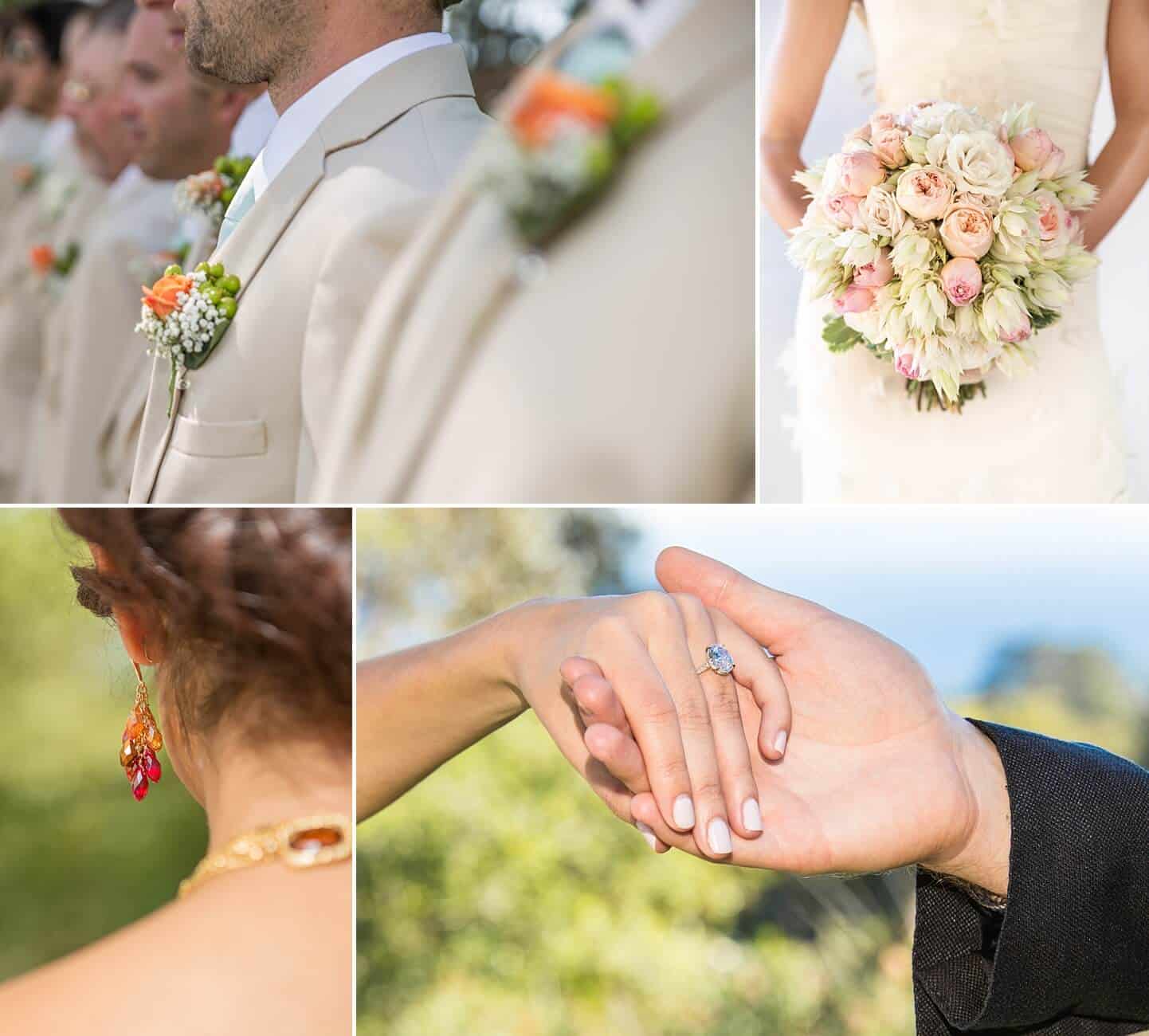 Photo collage of fine art wedding photography by White House Wedding Photography